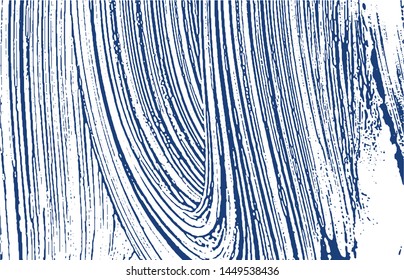 Grunge texture. Distress indigo rough trace. Ecstatic background. Noise dirty grunge texture. Adorable artistic surface. Vector illustration.