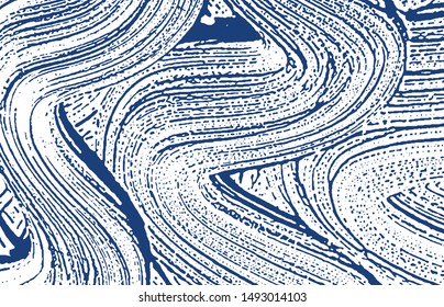 Grunge texture. Distress indigo rough trace. Elegant background. Noise dirty grunge texture. Astonishing artistic surface. Vector illustration.