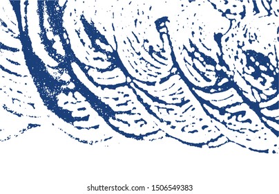 Grunge texture. Distress indigo rough trace. Divine background. Noise dirty grunge texture. Cool artistic surface. Vector illustration.