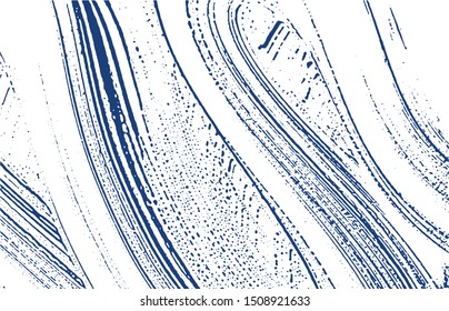 Grunge texture. Distress indigo rough trace. Ecstatic background. Noise dirty grunge texture. Breathtaking artistic surface. Vector illustration.