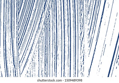 Grunge texture. Distress indigo rough trace.  Noise dirty grunge texture. Graceful artistic surface. Vector illustration.