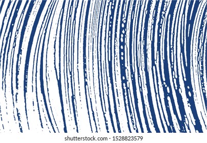 Grunge texture. Distress indigo rough trace. Delightful background. Noise dirty grunge texture. Great artistic surface. Vector illustration.