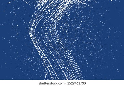 Grunge texture. Distress indigo rough trace. Exotic background. Noise dirty grunge texture. Unique artistic surface. Vector illustration.