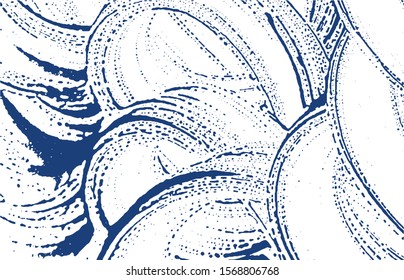 Grunge texture. Distress indigo rough trace. Ecstatic background. Noise dirty grunge texture. Magnetic artistic surface. Vector illustration.