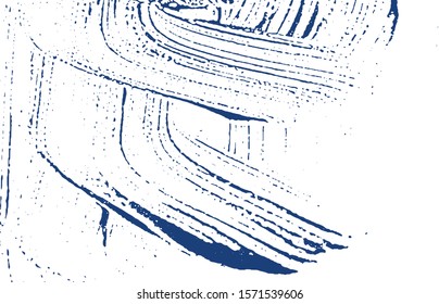 Grunge texture. Distress indigo rough trace. Dramatic background. Noise dirty grunge texture. Pretty artistic surface. Vector illustration.