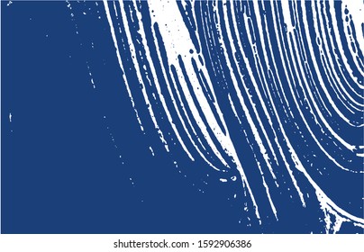 Grunge texture. Distress indigo rough trace. Ecstatic background. Noise dirty grunge texture. Brilliant artistic surface. Vector illustration.