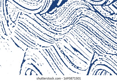  Textura gruesa. La angustia índigo áspera traza.Delicado fondo. Textura sucia y ruidosa. Superficie artística pintoresca. Ilustración vectorial.