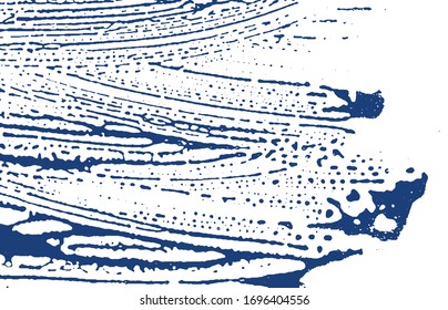 Grunge texture. Distress indigo rough trace. Divine background. Noise dirty grunge texture. Alive artistic surface. Vector illustration.
