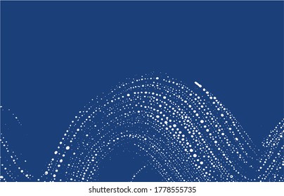 Grunge texture. Distress indigo rough trace. Exotic background. Noise dirty grunge texture. Eminent artistic surface. Vector illustration.