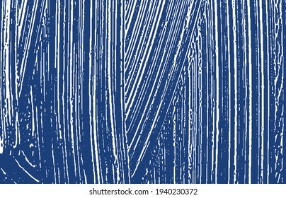 Grunge texture. Distress indigo rough trace. Exceptional background. Noise dirty grunge texture. Favorable artistic surface. Vector illustration.