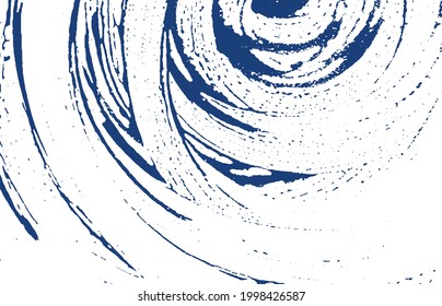 Grunge textura. La angustia índigo áspera. Fondo dramático. Textura de grifo sucio y ruidoso. Superficie artística abrumadora. Ilustración vectorial.