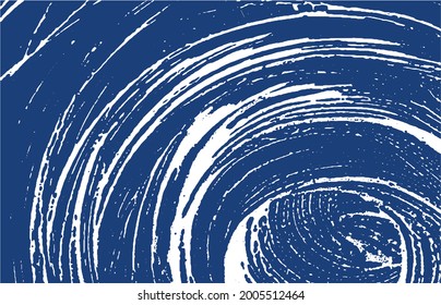 Grunge texture. Distress indigo rough trace. Excellent background. Noise dirty grunge texture. Impressive artistic surface. Vector illustration.