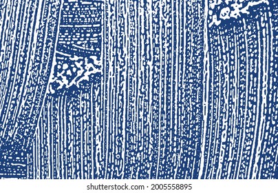 Grunge texture. Distress indigo rough trace. Extra background. Noise dirty grunge texture. Pleasing artistic surface. Vector illustration.
