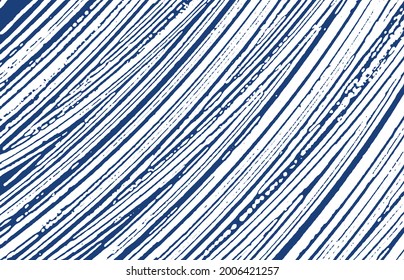 Grunge texture. Distress indigo rough trace. Delicate background. Noise dirty grunge texture. Positive artistic surface. Vector illustration.