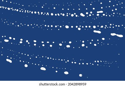 Grunge texture. Distress indigo rough trace. Delightful background. Noise dirty grunge texture. Trending artistic surface. Vector illustration.