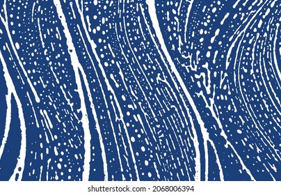 Grunge textura. La angustia índigo áspera. Exquisito fondo. Textura de grifo sucio y ruidoso. Magnífica superficie artística. Ilustración vectorial.