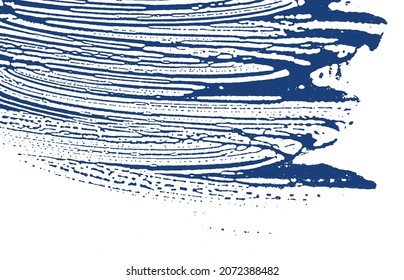 Grunge texture. Distress indigo rough trace. Elegant background. Noise dirty grunge texture. Surprising artistic surface. Vector illustration.