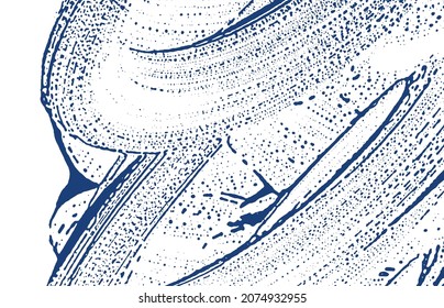 Grunge texture. Distress indigo rough trace. Divine background. Noise dirty grunge texture. Unequaled artistic surface. Vector illustration.