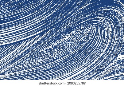 Grunge texture. Distress indigo rough trace. Ecstatic background. Noise dirty grunge texture. Excellent artistic surface. Vector illustration.