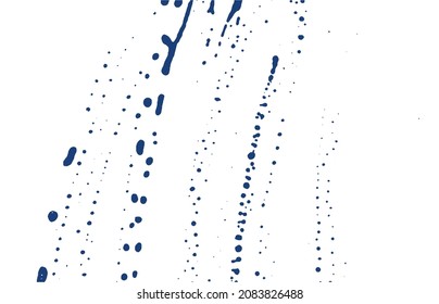 Grunge texture. Distress indigo rough trace. Extraordinary background. Noise dirty grunge texture. Memorable artistic surface. Vector illustration.