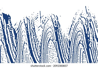 Grunge texture. Distress indigo rough trace. Divine background. Noise dirty grunge texture. Fresh artistic surface. Vector illustration.