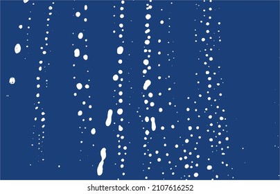 Grunge texture. Distress indigo rough trace. Extra background. Noise dirty grunge texture. Quaint artistic surface. Vector illustration.