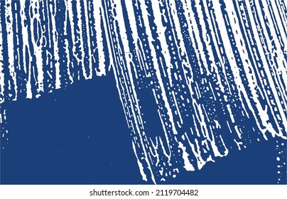 Grunge texture. Distress indigo rough trace. Extra background. Noise dirty grunge texture. Bold artistic surface. Vector illustration.