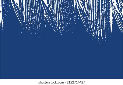 Grunge texture. Distress indigo rough trace. Energetic background. Noise dirty grunge texture. Extraordinary artistic surface. Vector illustration.