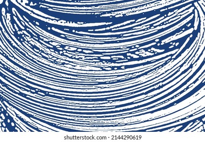 Grunge textura. La angustia índigo áspera. El fondo es muy bonito. Textura de grifo sucio y ruidoso. La agradable superficie artística. Ilustración vectorial.