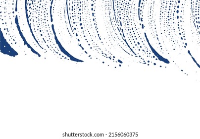 Grunge texture. Distress indigo rough trace. Divine background. Noise dirty grunge texture. Impressive artistic surface. Vector illustration.