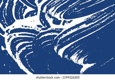Grunge texture. Distress indigo rough trace. Divine background. Noise dirty grunge texture. Fabulous artistic surface. Vector illustration.