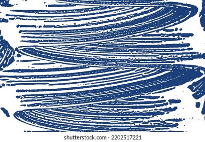 Grunge texture. Distress indigo rough trace. Eminent background. Noise dirty grunge texture. Fresh artistic surface. Vector illustration.