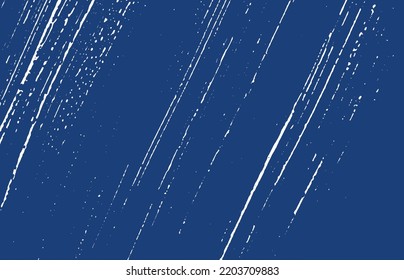 Grunge textura. La angustia índigo áspera. Excelente entorno. Textura de grifo sucio y ruidoso. Superficie artística simétrica. Ilustración vectorial.