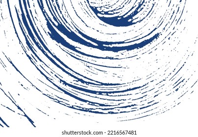 Grunge texture. Distress indigo rough trace. Dramatic background. Noise dirty grunge texture. Mind-blowing artistic surface. Vector illustration.