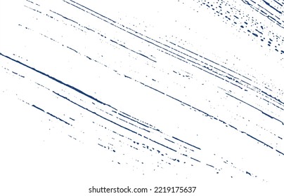Grunge texture. Distress indigo rough trace. Dramatic background. Noise dirty grunge texture. Valuable artistic surface. Vector illustration.