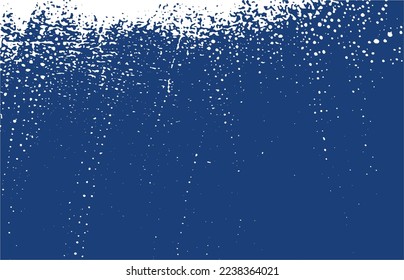 Grunge Textur. Distress indigo grobe Spur. Feiner Hintergrund. Geräusche schmutzige Grunge-Textur. Bezaubernde künstlerische Oberfläche. Vektorgrafik.