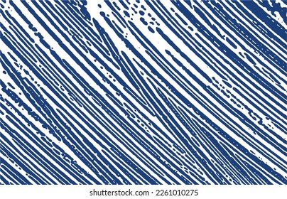 Grunge texture. Distress indigo rough trace. Excellent background. Noise dirty grunge texture. Unique artistic surface. Vector illustration.