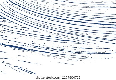 Grunge texture. Distress indigo rough trace. Ecstatic background. Noise dirty grunge texture. Appealing artistic surface. Vector illustration.