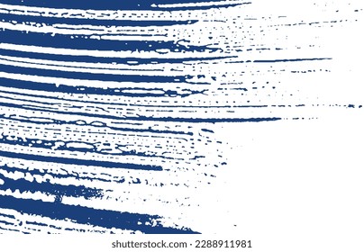 Grunge texture. Distress indigo rough trace. Emotional background. Noise dirty grunge texture. Charming artistic surface. Vector illustration.