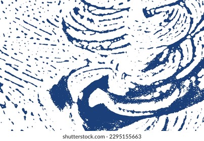 Grunge texture. Distress indigo rough trace. Divine background. Noise dirty grunge texture. Dazzling artistic surface. Vector illustration.