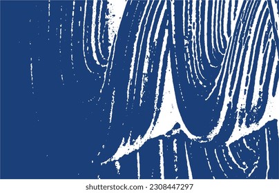 Grunge texture. Distress indigo rough trace. Delightful background. Noise dirty grunge texture. Emotional artistic surface. Vector illustration.