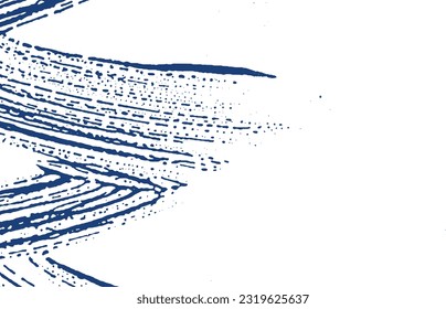 Grunge texture. Distress indigo rough trace. Divine background. Noise dirty grunge texture. Favorable artistic surface. Vector illustration.