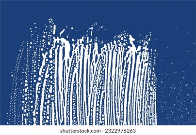 Grunge Textur. Distress indigo grobe Spur. Exotischer Hintergrund. Geräusche schmutzige Grunge-Textur. Gedächtliche künstlerische Oberfläche. Vektorgrafik.
