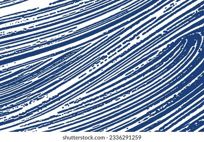 Grunge textura. La angustia índigo áspera. Fondo divino. Textura de grifo sucio y ruidoso. Terrible superficie artística. Ilustración vectorial.
