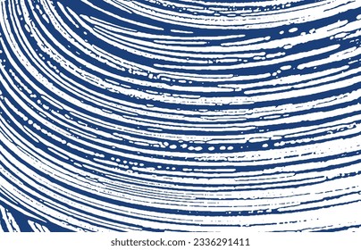 Grunge texture. Distress indigo rough trace. Delightful background. Noise dirty grunge texture. Immaculate artistic surface. Vector illustration.