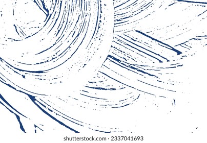 Grunge Textur. Distress indigo grobe Spur. Dramatischer Hintergrund. Geräusche schmutzige Grunge-Textur. Gefällt künstlerische Oberfläche. Vektorgrafik.