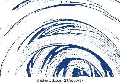 Grunge Textur. Distress indigo grobe Spur. Dramatischer Hintergrund. Geräusche schmutzige Grunge-Textur. Optimale künstlerische Oberfläche. Vektorgrafik.