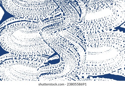 Grunge texture. Distress indigo rough trace. Divine background. Noise dirty grunge texture. Sightly artistic surface. Vector illustration.