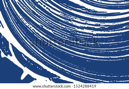 Grunge texture. Distress indigo rough trace. Exotic background. Noise dirty grunge texture. Terrific artistic surface. Vector illustration.