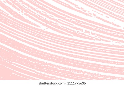 Grunge texture. Distress pink rough trace. Graceful background. Noise dirty grunge texture. Breathtaking artistic surface. Vector illustration.